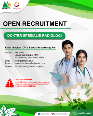 Rekrutment Dokter Spesialis Radiologi RS Meilia